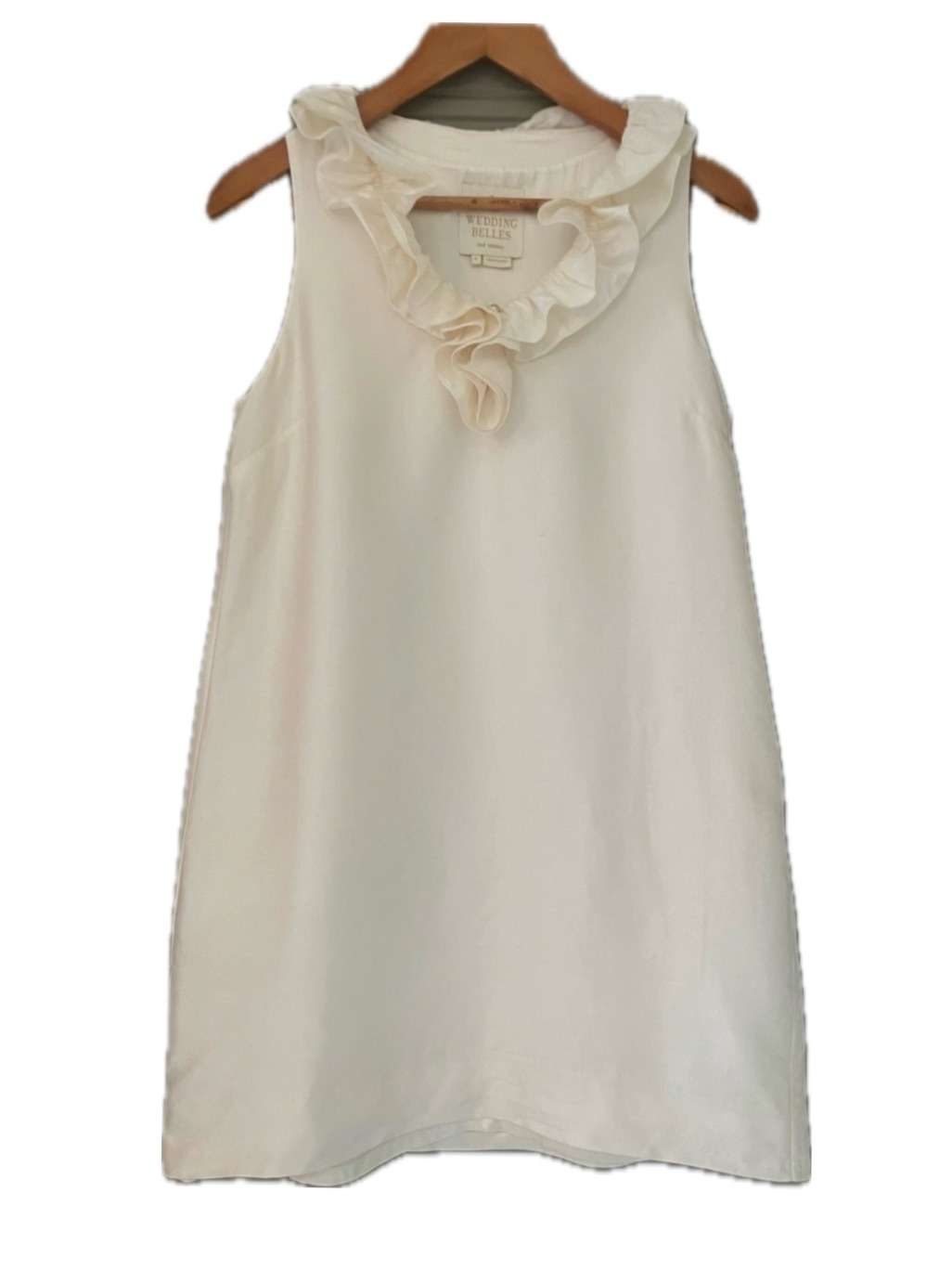 Kate Spade White Satin Ruffle Wedding Dress